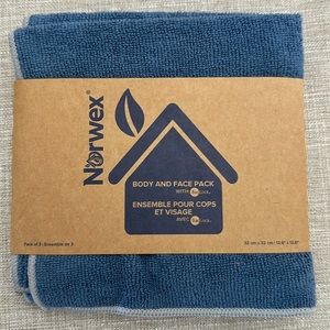 Norwex Body and Face Pack - Blue with Gray Trim